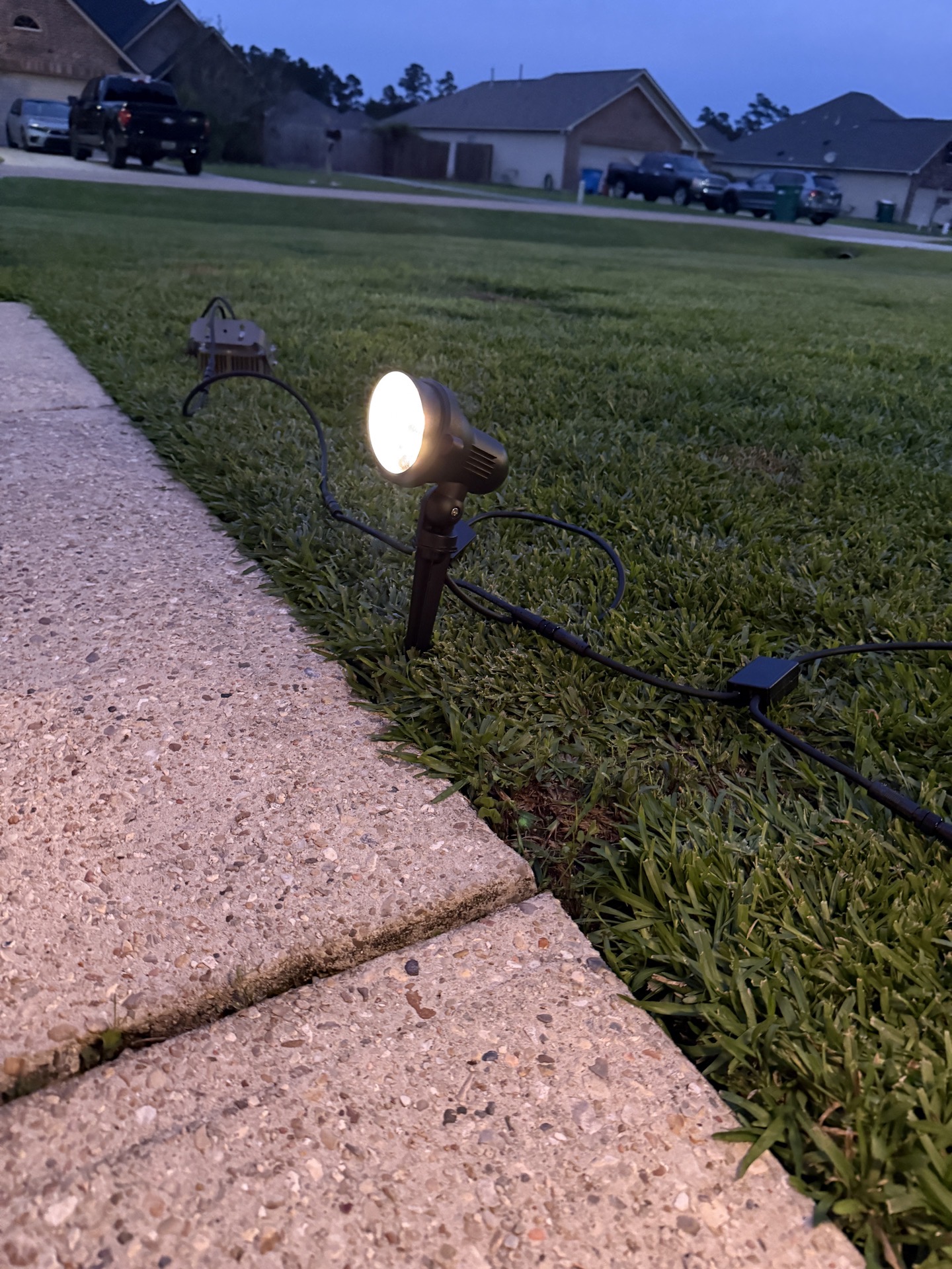 Landscape Bullet Spotlight — permanent exterior lighting in Landscape lighting